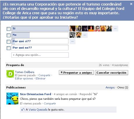 Facebook Arica Delibera